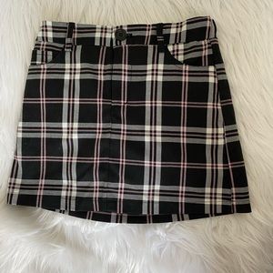 Girls Plaid Skirt